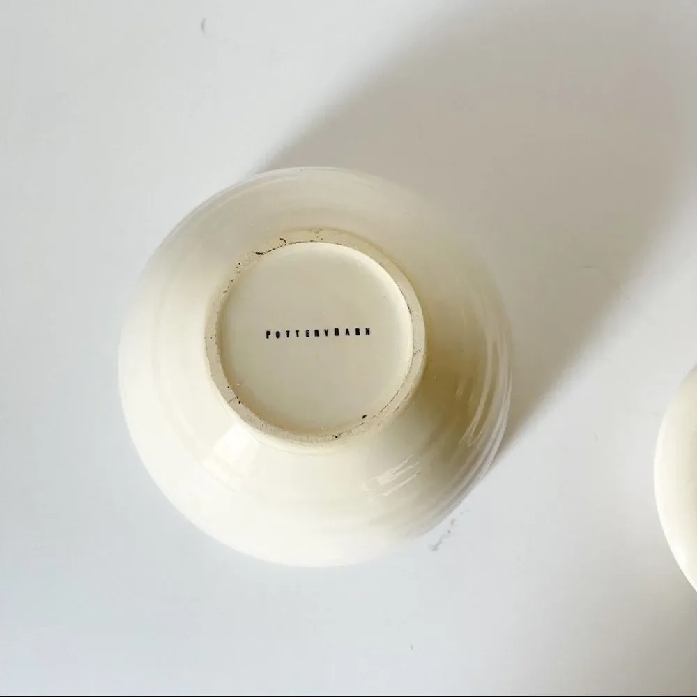 Pottery Barn Ceramic Bowl with Lid